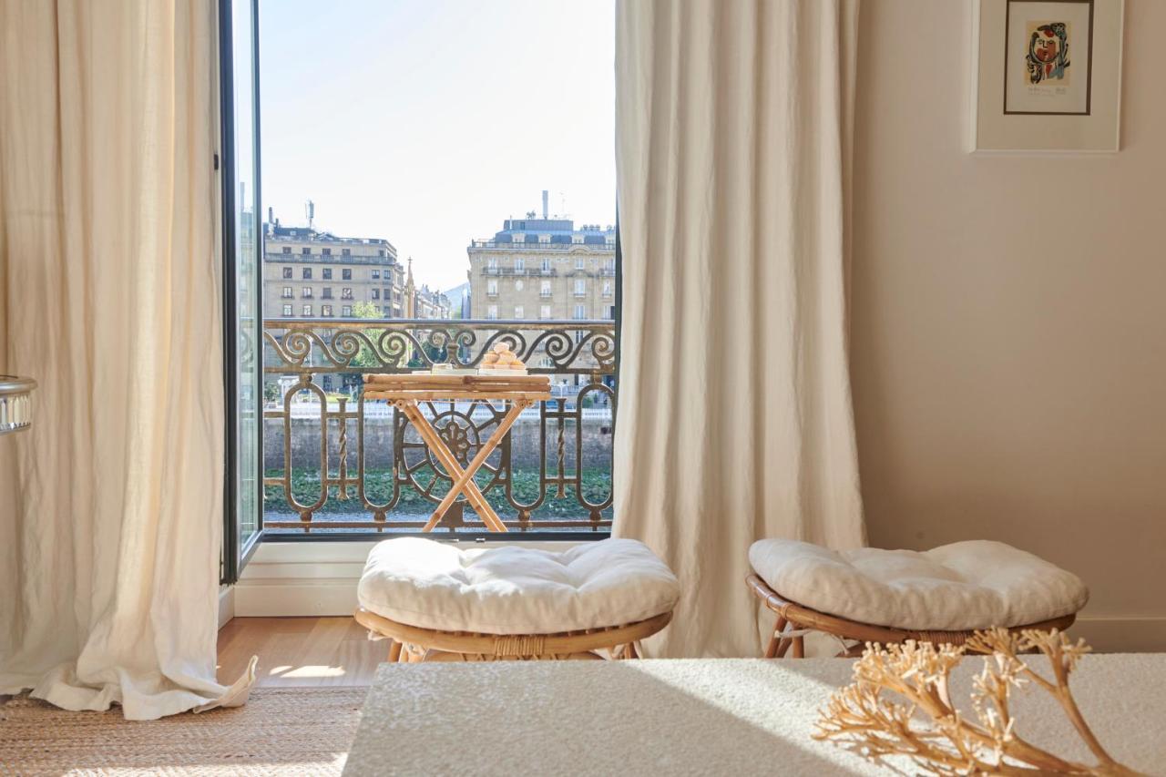 Deluxe Apt-Views To Historic Maria Cristina Hotel Сан-Себастьян Екстер'єр фото
